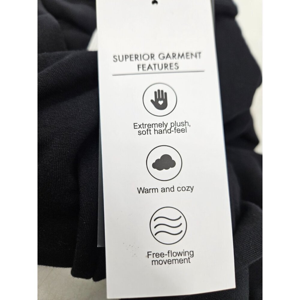 New Glyder Rockie Hoodie Sweatshirt Womens XS Crop Black Pullover Pocket - Picture 6 of 7